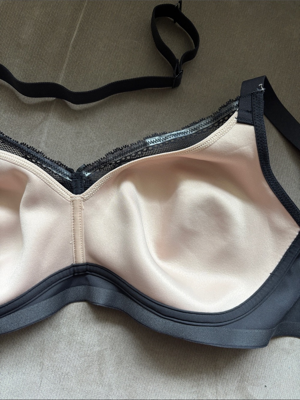WonderBra EcoPure Retro Lace Wireless Full Coverage Bra W2663 36D - Picture 7 of 9